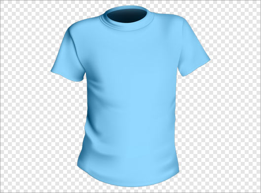 فایل Png پیراهن و تی شرت مردانه آبی