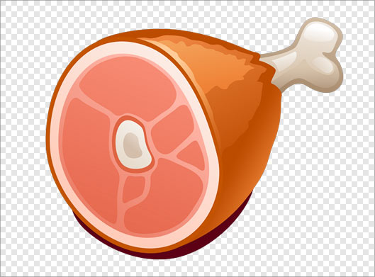فایل PNG بدون زمینه و ترانسپرنت گوشت استخوان دار
