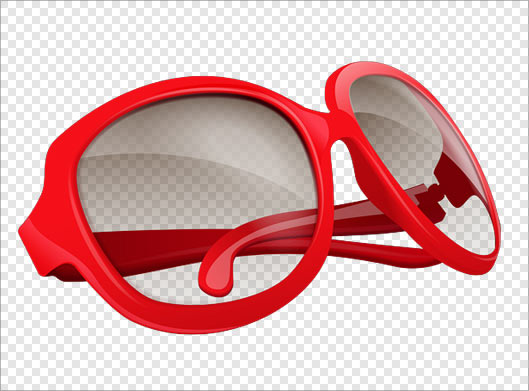 فایل png ریبون و عینک دخترانه آفتابی بصورت ترانسپرنت
