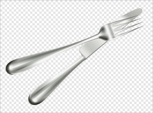 دانلود فایل png چنگال و کارد با کیفیت بالا