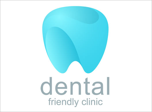 دانلود وکتور لایه باز لوگو و نماد دندان آبی یا dental
