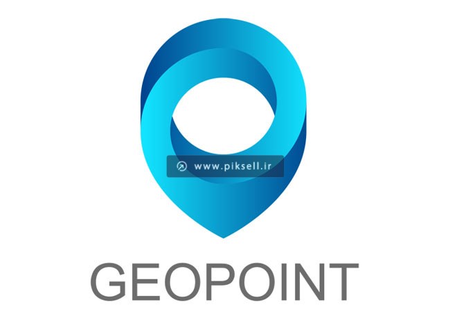 فایل وکتور لایه باز لوگوی لوکیشن و geopoint