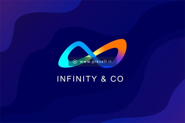فایل لایه باز وکتوری لوگو و نماد بی نهایت یا Infinity