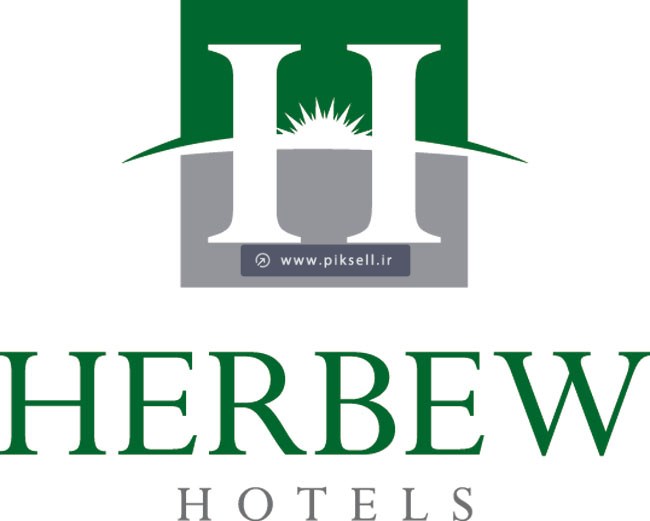 دانلود وکتور لایه باز لوگو با طرح حرف h یا Herbew