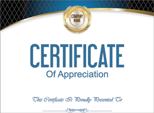 وکتور طرح آماده certificate یا گواهینامه بصورت لایه باز