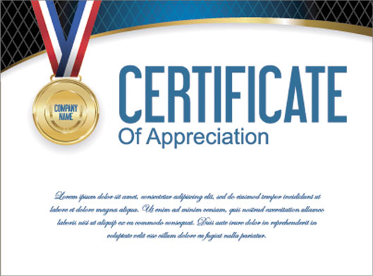 طرح وکتور گواهینامه و certificate بصورت لایه باز