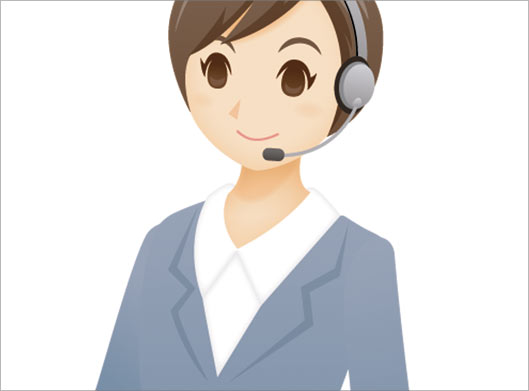 وکتور طرح گرافیکی زن مسئول بخش پشتیبانی