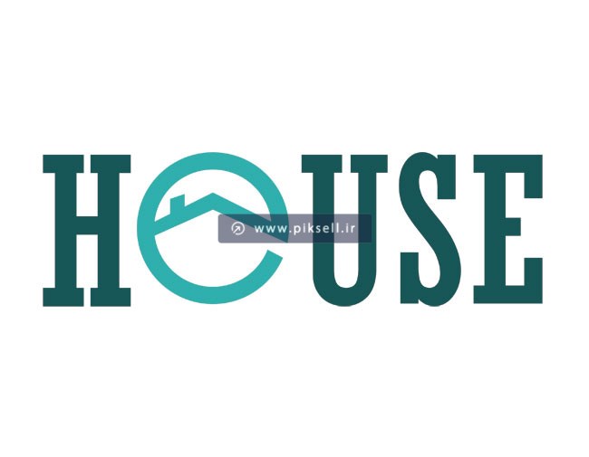 وکتور لایه باز لوگوی خانه یا House
