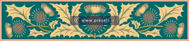 فایل وکتور لایه باز قاب با طرح های برگ تذهیبی