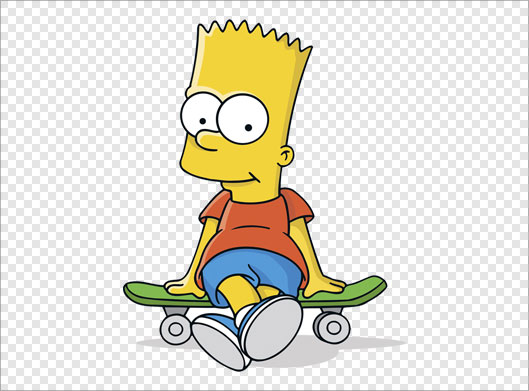 دانلود فایل png دوربری شده کاراکتر کارتون سیمپسون&zwnj;ها