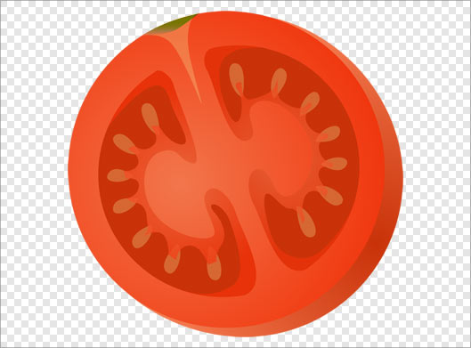 دانلود فایل png ترانسپرنت دوربری شده گوجه قرمز