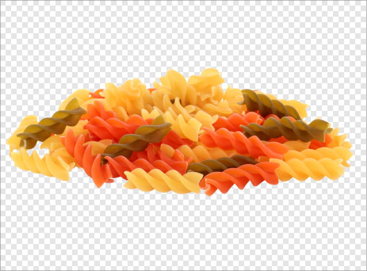 دانلود فایل دوربری شده و ترانسپرنت پاستاهای رنگی با فرمت png