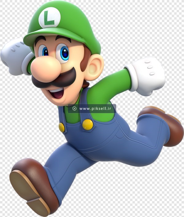 فایل png دوربری شده و ترانسپرنت کاراکتر کارتونی بازی ماریو