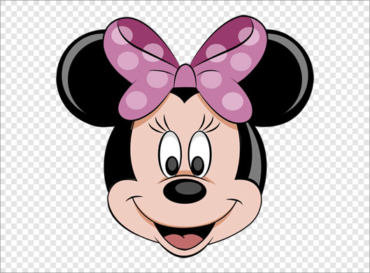 فایل png کاراکتر کارتونی میکی موس دختر (ترانسپرنت)