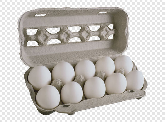 فایل png تصویر دوربری شده و ترانسپرنت شانه تخم مرغ