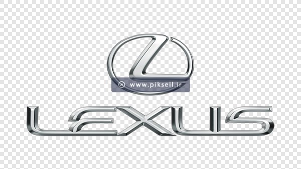 فایل ترانسپرنت و دوربری شده لوگوی شرکت خودروسازی لکسوز (Lexus Logo)