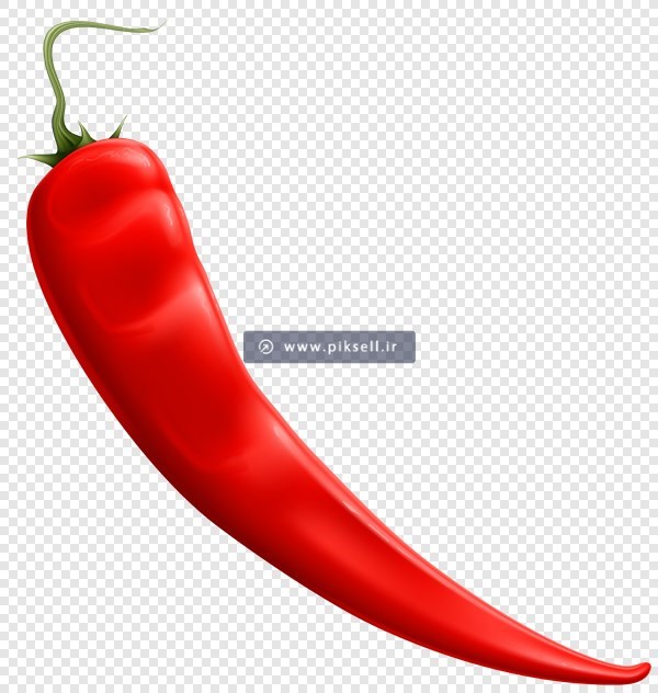 دانلود فایل png ترانسپرنت و دوربری شده فلفل قرمز