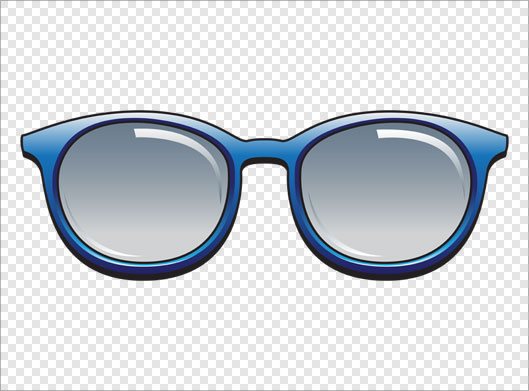 دانلود فایل png ترانسپرنت و دوربری شده عینک کارتونی