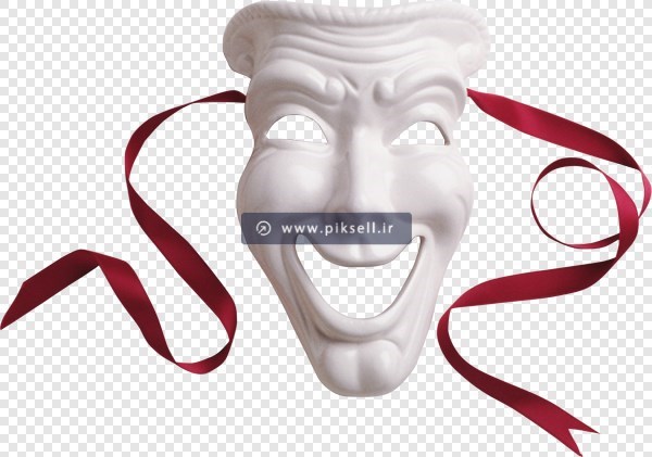 فایل png دوربری شده و ترانسپرنت ماسک تئاتر خندان