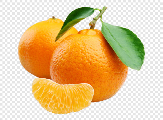 فایل png تصویر دوربری شده نارنگی های نارنجی