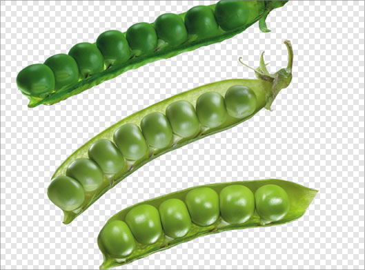 فایل png دوربری شده نخود فرنگی های سبز