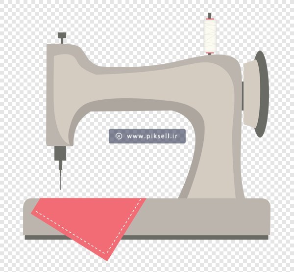 فایل ترانسپرنت دوربری شده و png چرخ خیاطی کارتونی