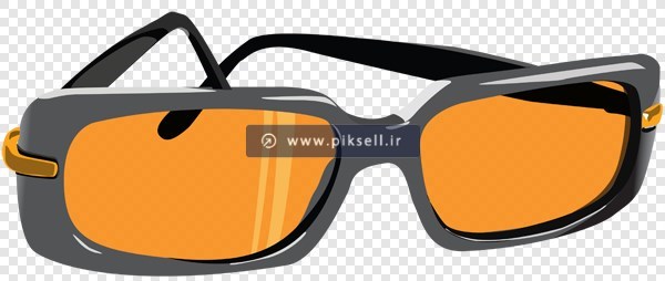فایل png ترانسپرنت و دوربری شده عینک رنگی