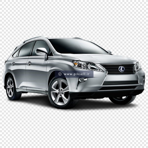 فایل png دوربری شده و ترانسپرنت خودرو و ماشین شاسی بلند نقره ای لوکس