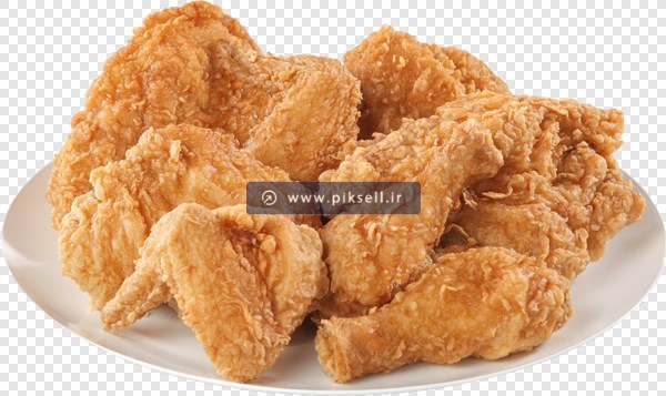 فایل ترانسپرنت دوربری شده مرغ سوخاری با فرمت png