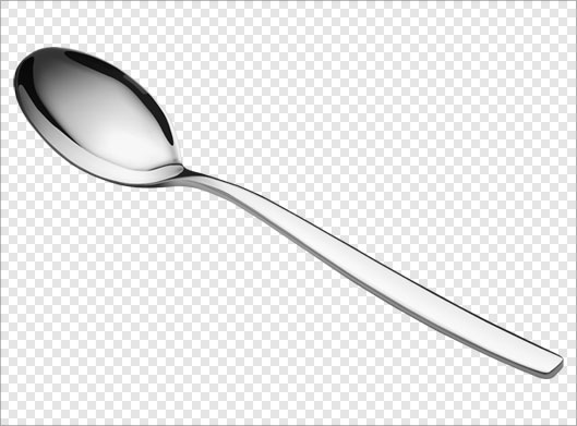 دانلود فایل پی ان جی و دوربری شده قاشق استیل (png)