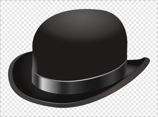 فایل Png دوربری شده و ترانسپرنت کلاه سیاه