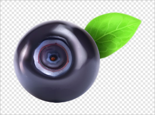 فایل دوربری شده و ترانسپرنت بلوبری با فرمت png