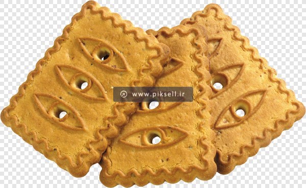 فایل png تصویر دوربری شده بیسکوییت های خوشمزه