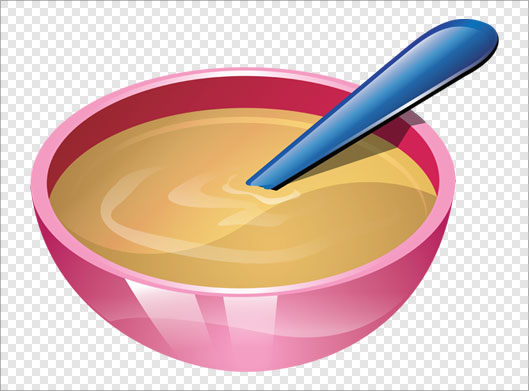فایل Png تصویر دوربری شده و ترانسپرنت کاسه سوپ