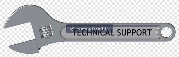 فایل png ترانسپرنت و دوربری شده آچار فرانسه