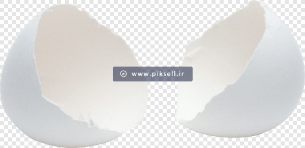 تصویر دوربری شده و ترانسپرنت پوست تخم مرغ با فرمت png