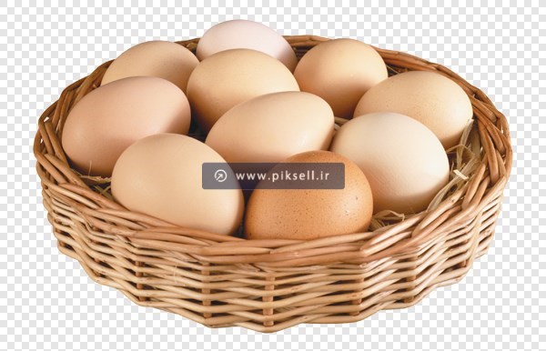 دانلود فایل png و ترانسپرنت دوربری شده سبد تخم مرغ