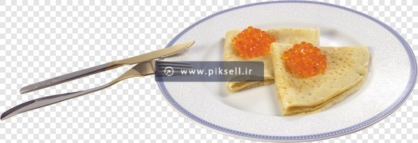 دانلود فایل دوربری شده ترانسپرنت بشقاب و لقمه های غذا با فرمت png