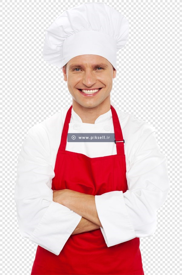 فایل Png دوربری شده و ترانسپرنت مرد سرآشپز