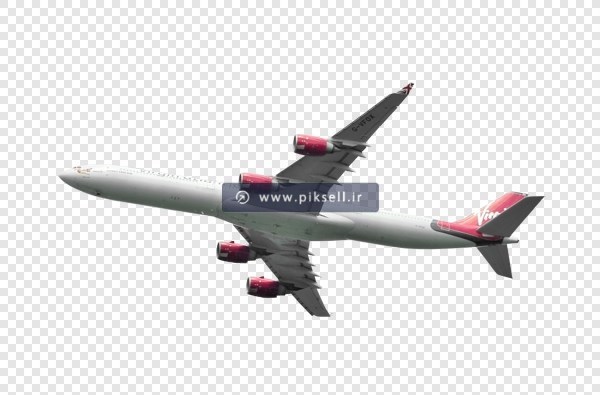 دانلود فایل png ترانسپرنت و دوربری شده هواپیما در حال پرواز