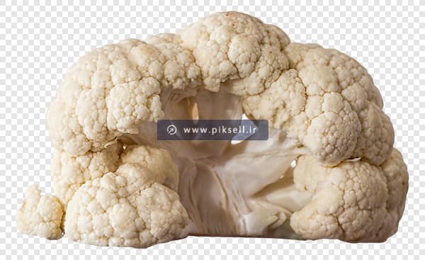 فایل ترانسپرنت دوربری شده گل کلم با فرمت png