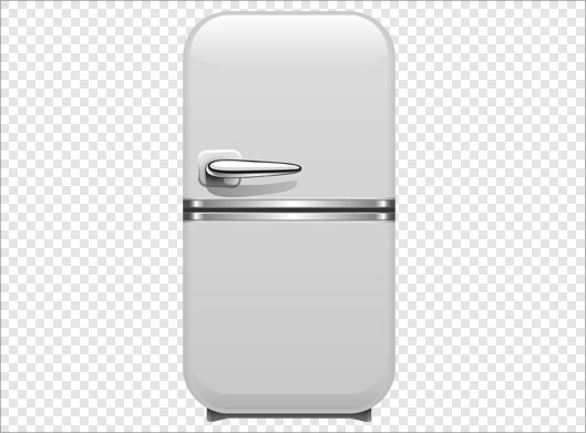 فایل دوربری شده و ترانسپرنت یخچال کوچک با فرمت png