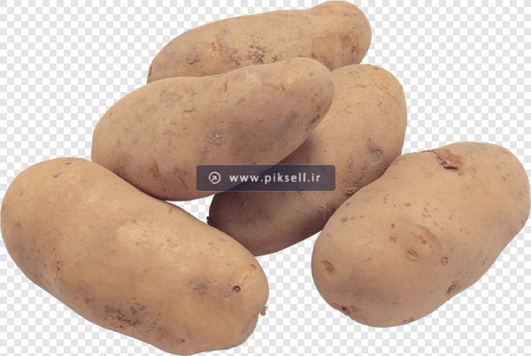 فایل دوربری شده و ترانسپرنت سیب زمینی ها با فرمت png