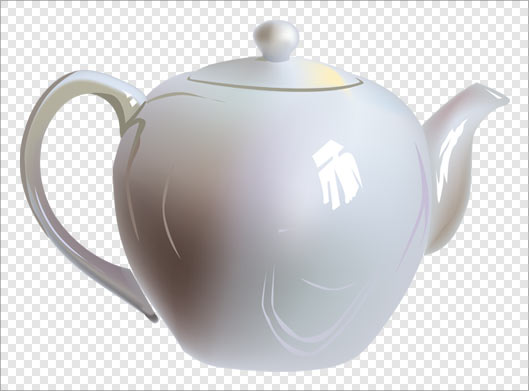 دانلود فایل png دوربری شده قوری چینی (ترانسپرنت)