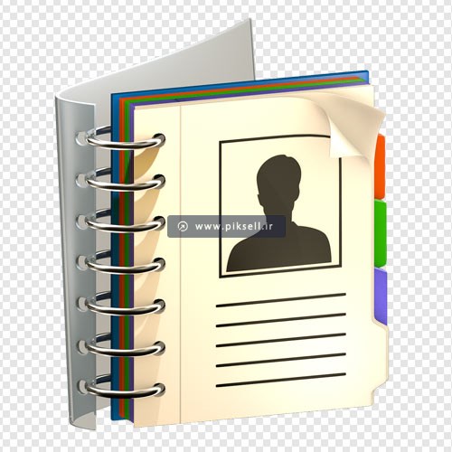 فایل png دوربری شده آیکون دفتر تلفن (ترانسپرنت)