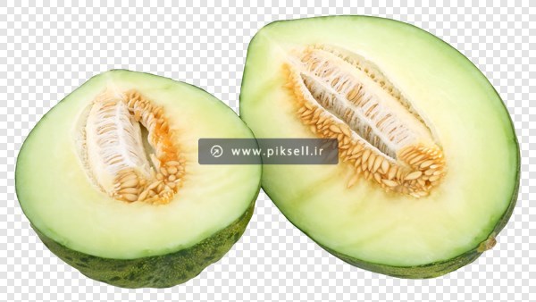 دانلود فایل ترانسپرنت و دوربری شده خربزه قاچ شده با فرمت png