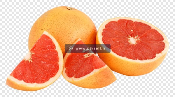 فایل دوربری شده و ترانسپرنت پرتقال و گریپفروت با فرمت png