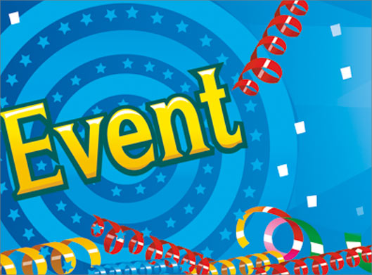 فایل وکتور با طرح بکگراند کارتونی صحنه event یا جشن