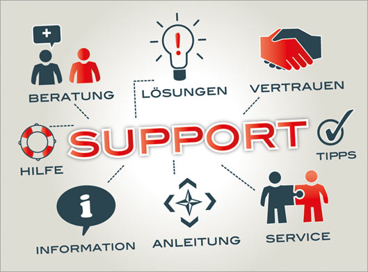 فایل لایه باز وکتور با موضوع پشتیبانی یا support