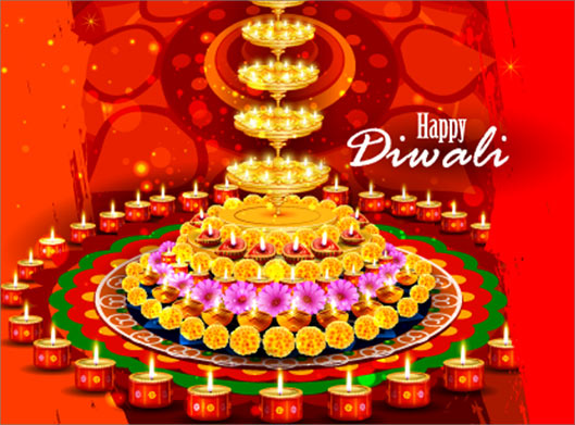 دانلود فایل لایه باز وکتور جشنواره دیوالی یا diwali